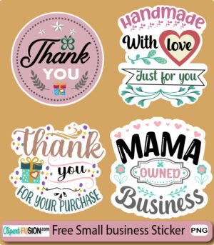 Free small business sticker designs 100