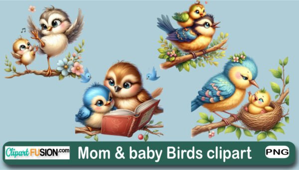 Flying bird clipart